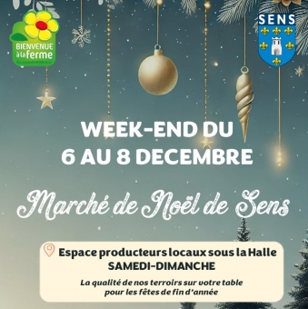 Marché de Noël de Sens - producteurs locaux
